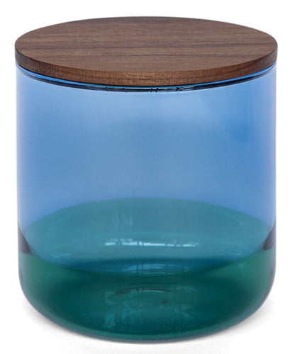 Amabro Japan - Two Tone Canister Large - Blue x Green