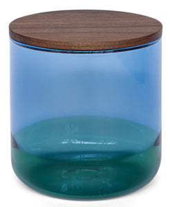 Amabro Japan - Two Tone Canister Large - Blue x Green