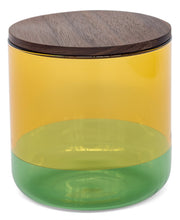 Load image into Gallery viewer, Amabro Japan - Two Tone Canister Large - Yellow x Green