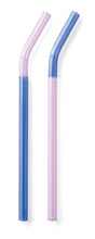 Load image into Gallery viewer, Amabro Japan - Two Tone Glass Straw - Blue x Pink